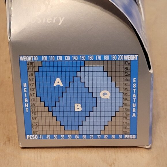 Vintage Pantyhose L'eggs Sheer Comfort Size Q Control Top Black 90s Box NOS - Picture 4 of 5